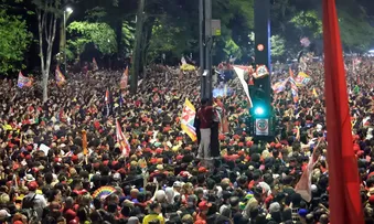 VOTAÇÃO DE LULA É A MAIOR JÁ RECEBIDA POR UM PRESIDENCIÁVEL NO PAÍS