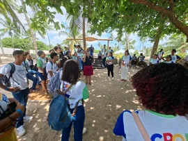 AULÃO MARÉ DO FUTURO REÚNE ESTUDANTES DE CURSINHOS POPULARES