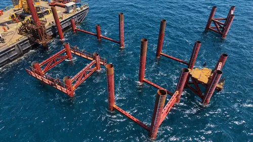 PONTE SALVADOR-ITAPARICA AVANÇA NA IMPLANTAÇÃO DA ESTRUTURA DE APOIO AO VÃO CENTRAL