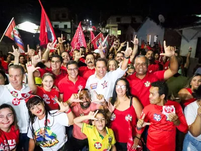 GERALDINHO COMANDA GRANDE CAMINHADA PELA REELEIÇÃO DE LULA