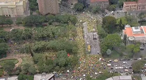 APOIADORES FAZEM ATO EM APOIO A FLÁVIO BOLSONARO EM BH