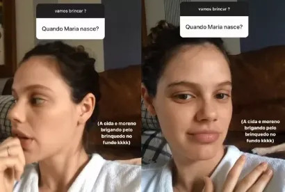 LAURA NEIVA RESPONDE PERGUNTAS SOBRE GRAVIDEZ NO INSTAGRAM