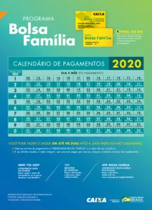 GOVERNO DIVULGA CALENDÁRIO DE PAGAMENTO DO BOLSA FAMÍLIA