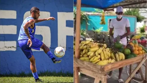 JOGADOR DE FUTEBOL VIRA FEIRANTE DURANTE PANDEMIA