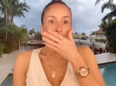 CLAUDIA LEITTE LEVA SUSTO DURANTE GRAVAÇÃO : 'MIUNIREY'