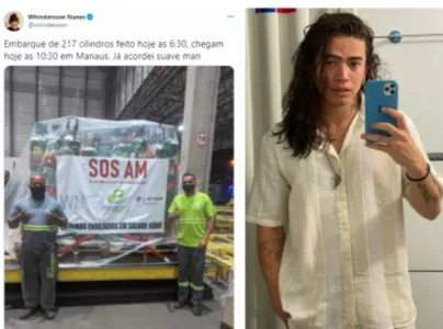 WHINDERSSON ENVIA MAIS 217 CILINDROS DE OXIGÊNIO A MANAUS