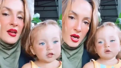 FILHA DE CLAUDIA LEITTE, SURPREENDE AO CANTAR EM INGLÊS