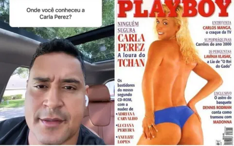 XANDDY DIZ QUE CONHECEU CARLA PEREZ ATRAVÉS DA PLAYBOY