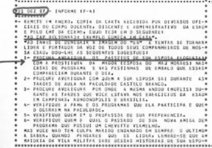 MILITARES CHAMAVAM BOLSONARO DE “MARIDO ENGANADO” EM CARTA
