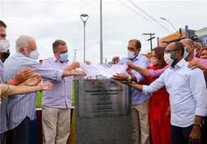 ILHÉUS: PREFEITO MÁRIO ALEXANDRE ENTREGA TRECHO DO CANAL