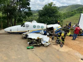 POLÍCIA ENCONTRA CABO NA HÉLICE DO AVIÃO DE MARÍLIA MENDONÇA