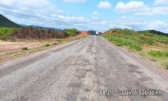 COM R$ 85 MILHÕES INVESTIDOS, BA-210 TERÁ OBRAS DE RECUPERAÇÃO