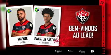 VITÓRIA ANUNCIA ZAGUEIRO EWERTON PÁSCOA E LATERAL VICENTE