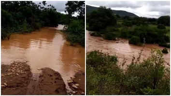RIOS TRANSBORDAM NA BAHIA E FAMÍLIAS ESTÃO ILHADAS