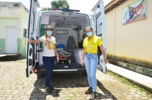 IBICARAÍ GANHA UMA NOVA AMBULÂNCIA E ROMA COMEMORA