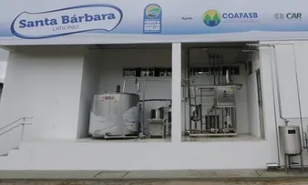 SANTA BÁRBARA GANHA UNIDADE DE BENEFICIAMENTO DE LEITE