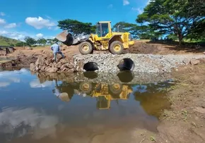 SEINFRA LIBERA O TRÁFEGO NA BA-651, VIA AFETADA PELA CHUVA