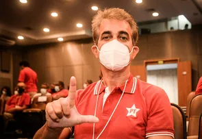 ROBINSON ALMEIDA DEFENDE CHAPA, COM LULA, WAGNER, RUI E OTTO