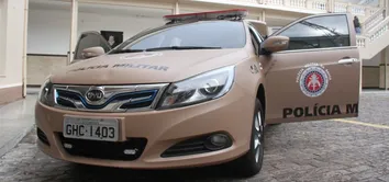 POLÍCIA MILITAR TESTA NOVO CARRO ELÉTRICO EM AÇÕES DE ROTINA NA BAHIA
