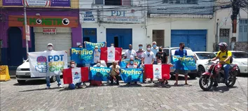 PDT REALIZA ATO EM APOIO A CIRO GOMES EM SALVADOR