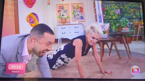 ANA MARIA BRAGA VAI ATÉ O CHÃO AO FAZER O 'PASSO DE ANITTA'