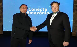 BOLSONARO CHAMA ELON MUSK DE 'MITO DA LIBERDADE'