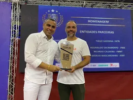 AUGUSTO VASCONCELOS É HOMENAGEADO PELA FEDERAÇÃO BAIANA DE JUDÔ