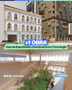 BRUNO REIS MOSTRA IMAGENS DE PRÉDIOS QUE SERÃO RESTAURADOS NO COMÉRCIO