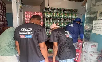 SEDUR APREENDE MAIS DE 6 MIL BEBIDAS IRREGULARES NA BARRA