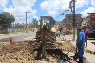 ITABUNA: QUEBRA DE ADUTORA VAI ATRASAR FORNECIMENTO DE ÁGUA