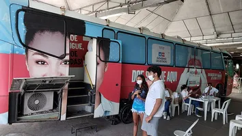 UNIDADE MÓVEL DA HEMOBA ESTARÁ NA ESTAÇÃO DA LAPA