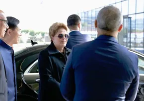 EX-PRESIDENTE DILMA INICIA GESTÃO À FRENTE DO BANCO DOS BRICS