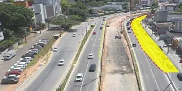 LUCAIA TERÁ TRECHO ESTREITADO PARA OBRAS DO BRT; ENTENDA