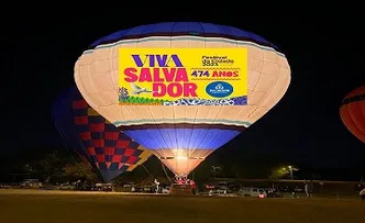 474 ANOS DE SALVADOR: PREFEITURA FARÁ VOO DE BALÃO DA PRAÇA CAYRU PARA CONVIDADOS