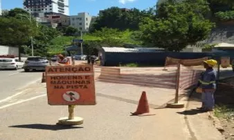 TRECHO DA AV. CENTENÁRIO É BLOQUEADO TEMPORARIAMENTE