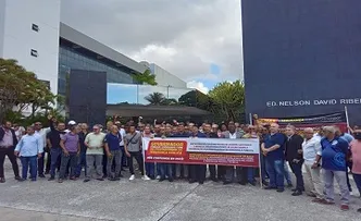 SINDPOC FAZ PROTESTO EM FRENTE À ALBA NESTA TERÇA