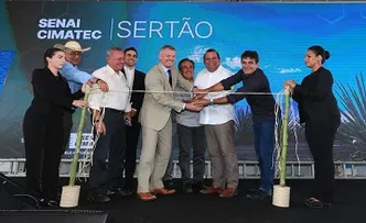 GERALDO JR. PARTICIPA DE LANÇAMENTO DA PEDRA FUNDAMENTAL DO SENAI CIMATEC SERTÃO