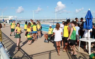 ARENA AQUÁTICA SALVADOR RECEBE COMITÊ PARALÍMPICO BRASILEIRO
