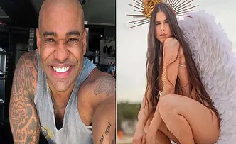 CÉZAR BLACK VIAJA COM MODELO EM CLIMA DE ROMANCE, CONFIRA
