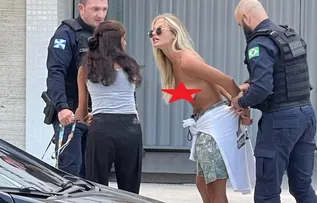 MULHER É PRESA POR FAZER TOPLESS EM CALÇADA DE BALNEÁRIO CAMBORIÚ (SC)