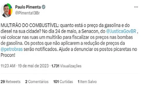 Reprodução/Redes Sociais/Twitter