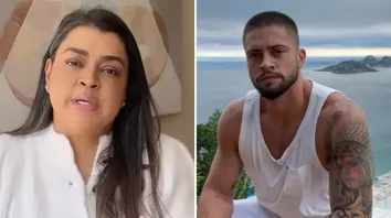PRETA GIL FAZ POSTAGEM ALFINETANDO SEU EX MARIDO RODRIGO GODOY E SUA AMANTE