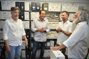 BRUNO REIS FAZ VISITA TÉCNICA AO TEATRO VILA VELHA E DISCUTE REVITALIZAÇÃO DO ESPAÇO