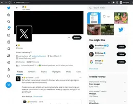 MUSK REVELA NOVO LOGO DO TWITTER, AGORA PRETO 