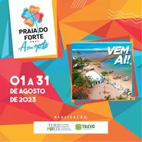 PRAIA DO FORTE TERÁ FESTIVAL EM AGOSTO,  COM RESTAURANTES, LOJAS E HOTÉIS OFERECENDO DESCONTOS