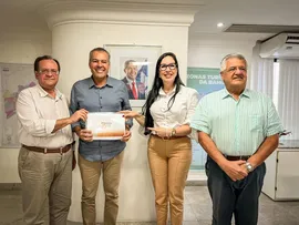 LUDMILLA FISCINA DISCUTE PROJETO DO FESTIVAL DA CERVEJA DE ALAGOINHAS