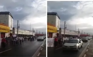 LAURO DE FREITAS: PROTESTO DE RODOVÁRIOS CAUSA LONGO ENGARRAFAMENTO NA ESTRADA DO COCO