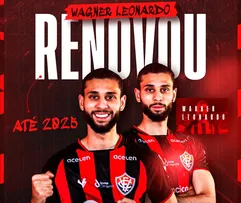 WAGNER LEONARDO TEM CONTRATO DEFINITIVO COM VITÓRIA ATÉ 2025