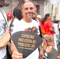 AUGUSTO VASCONCELOS RETOMA CRÍTICA A BRUNO REIS POR VETAR CAPOEIRA NAS ESCOLAS: 'NÃO VAMOS DESISTIR'