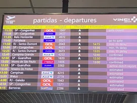SALVADOR TEM VOOS IMPACTADOS PARA O RIO DE JANEIRO POR INSTABILIDADE NO TEMPO